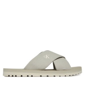 Natikače Calvin Klein Jeans Cross Sandal Crxs Tx YM0YM01223 Siva
