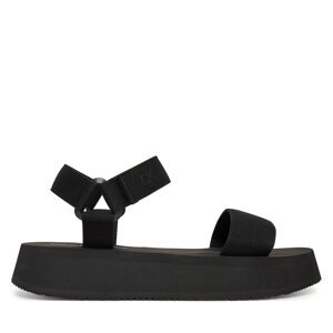 Sandale Calvin Klein Jeans Sandal Velcro Webbing Mg YW0YW01693 Crna