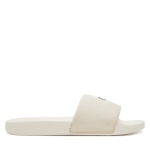 Natikače Calvin Klein Jeans Slide Monogram Hardware YW0YW01713 Écru