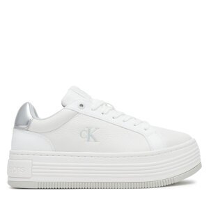 Tenisice Calvin Klein Jeans Bold Flatf Low Lace Mg YW0YW01766 Bijela
