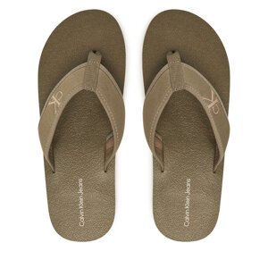 Japanke Calvin Klein Jeans Thong+ Cv YM0YM01235 Kaki