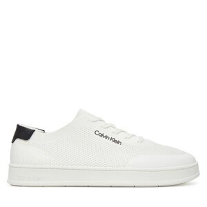 Tenisice Calvin Klein Low Top Lace Up Knit HM0HM01726 Bijela