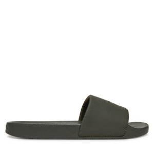 Natikače Calvin Klein Pool Slide W/ Ck Square HM0HM01754 Zelena