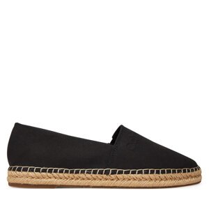 Espadrile Calvin Klein Espadrille Cv Logo HM0HM01808 Crna