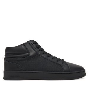 Tenisice Calvin Klein High Top Lace Up Eyelet Jaq Mono HM0HM01816 Crna