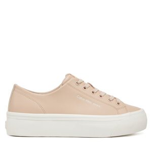 Tenisice Calvin Klein Jeans Vulc Flatform Low Mg Lth YW0YW01771 Ružičasta