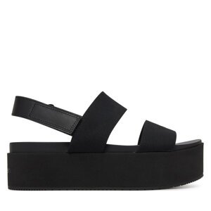 Sandale Calvin Klein Jeans Flatform Sandal Sling In YW0YW01788 Crna