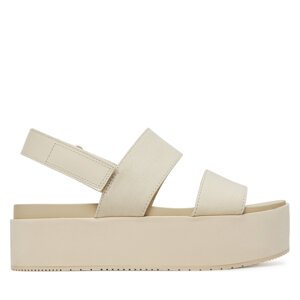 Sandale Calvin Klein Jeans Flatform Sandal Sling In YW0YW01788 Écru
