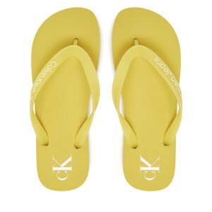 Japanke Calvin Klein Jeans Beach Sandal Transparent Tpu YW0YW01829 Žuta