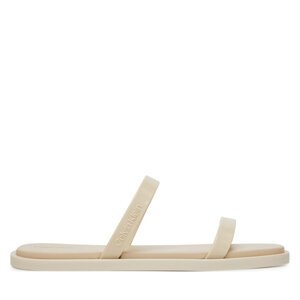 Natikače Calvin Klein Double Bar Slide - Jelly HW0HW02417 Écru