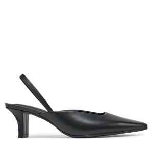Sandale Calvin Klein Heel Mule Pump 50 - Lth HW0HW02551 Crna