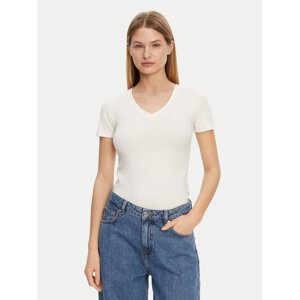 Guess T-shirt O5GI00 KBBU1 Écru Boxy Fit
