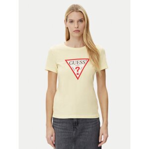 Guess T-shirt W1YI1B I3Z14 Žuta Regular Fit