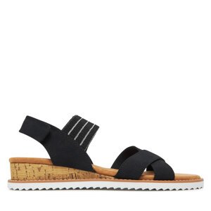 Sandale Skechers BOBS Desert Kiss-Shore Enough 114130/BLK Crna