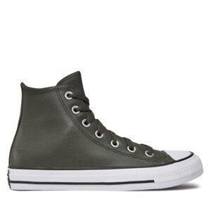 Tenisice Converse Chuck Taylor All Star Faux Leather Hi A09481C 371 Zelena