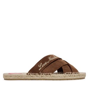 Natikače LOVE MOSCHINO JA28362G0MIG0300 Smeđa