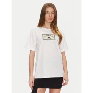 Elisabetta Franchi T-shirt MA-035-51E2-V170 Bijela Regular Fit