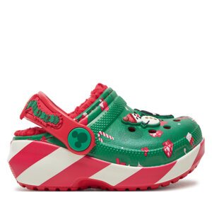 Natikače Crocs Classic Mickey Xmass Lined Clog T 210815 Zelena