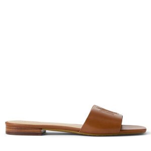 Natikače LAUREN RALPH LAUREN 802959142002 Smeđa