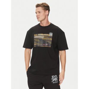 HUGO T-shirt Daveley_RB 50545125 Crna Regular Fit