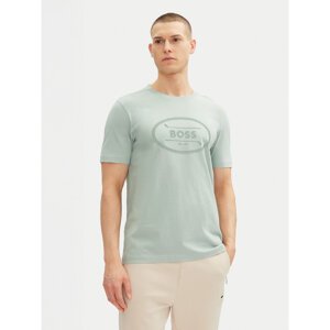 BOSS T-shirt 50537825 Zelena Regular Fit
