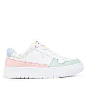 Tenisice Tommy Hilfiger Low Cut Lace-Up Sneaker T3A9-33740-1355 S Bijela