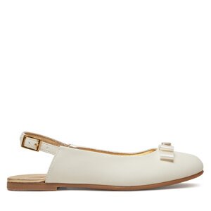 Sandale Tommy Hilfiger Ballerina Chanel T4A3-33929-0206 S Écru