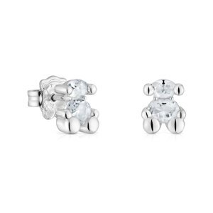 Naušnice TOUS Color Bear 1004228300 Srebrna