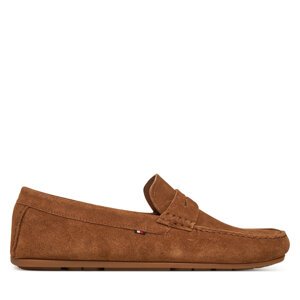 Mokasinke Tommy Hilfiger Casual Hilfiger Suede Driver FM0FM04998 Smeđa