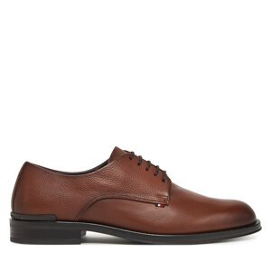Cipele Tommy Hilfiger Core Hilfiger Leather Shoe FM0FM05375 Smeđa