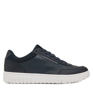 Tenisice Tommy Hilfiger Th Basket Core Lth Pinperf FM0FM05466 Tamnoplava