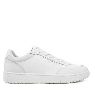 Tenisice Tommy Hilfiger Th Basket Core Lth Pinperf FM0FM05466 Bijela