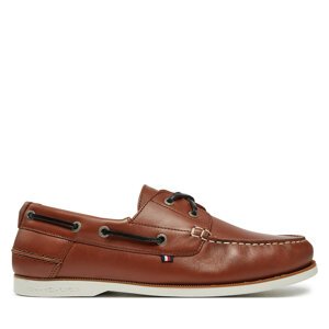 Cipele Tommy Hilfiger Th Boat Shoe Core Lth FM0FM05569 Smeđa