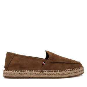 Espadrile Tommy Hilfiger Hilfiger Flex Espa Suede Loafer FM0FM05392 Smeđa