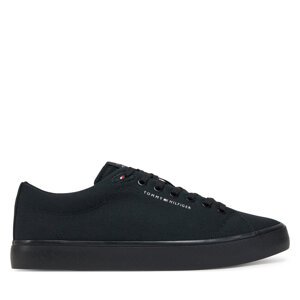 Tenisice Tommy Hilfiger Hi Vulc Low Core Canvas FM0FM05396 Crna