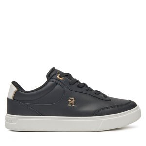 Tenisice Tommy Hilfiger Essential Chic Court Sneaker FW0FW08322 Crna