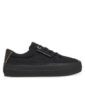 Tenisice Tommy Hilfiger Essential Vulc Textile Sneaker FW0FW08323 Crna