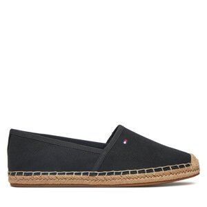 Espadrile Tommy Hilfiger Flag Canvas Espadrille FW0FW08541 Crna