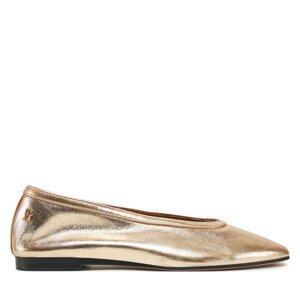 Balerinke Tommy Hilfiger Soft Metal Lthr Ballerina No Bow FW0FW08601 Zlatna