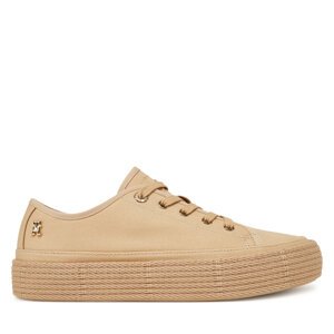 Espadrile Tommy Hilfiger Vulc Espadrille Sneaker FW0FW08404 Bež