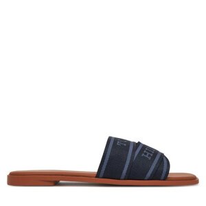 Natikače Tommy Hilfiger Webbing Mule FW0FW08421 Tamnoplava