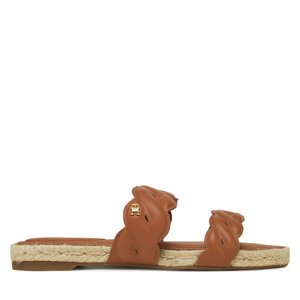 Espadrile Tommy Hilfiger Leather Rope Espadrille Mule FW0FW08503 Smeđa