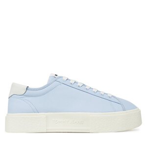 Tenisice Tommy Jeans Tjw Flatform Canvas Sneaker EN0EN02792 Svijetloplava