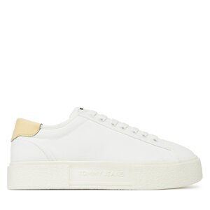 Tenisice Tommy Jeans Tjw Flatform Canvas Sneaker EN0EN02792 Écru