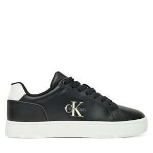 Tenisice Calvin Klein Jeans Classic Cupsole Mono Lth Wn YW0YW01902 Crna