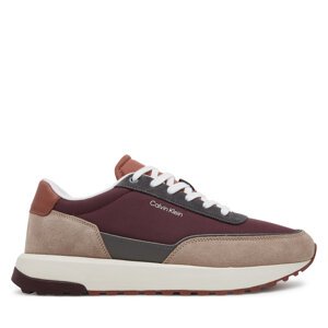 Tenisice Calvin Klein Low Top Lace Up Repreve Mix HM0HM01714 Smeđa