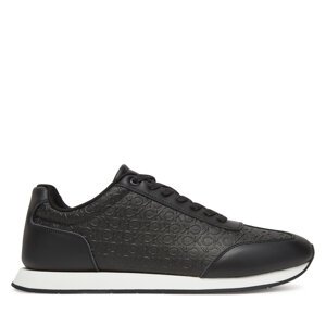 Tenisice Calvin Klein Low Prof Runn Laceup Mono HM0HM01896 Crna