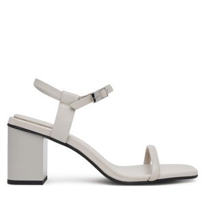Sandale Calvin Klein Block Heel Sandal 75 Lth HW0HW02650 Siva