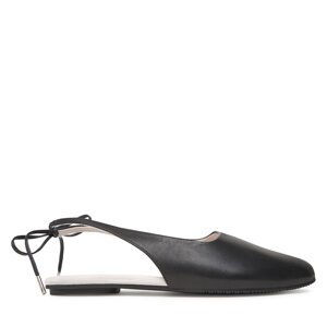 Sandale Calvin Klein Ballerina Sling Back Lth HW0HW02655 Crna