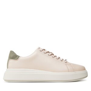Tenisice Calvin Klein Cupsole Lace Up Lth HW0HW02540 Bež